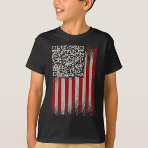 Funny Qr Trump Dancing Dance Code 1 T-Shirt