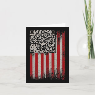 Funny Qr Trump Dancing Dance Code  Card