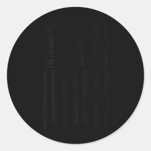 Funny Qr Trump Dancing Dance Code (on Back)  Classic Round Sticker