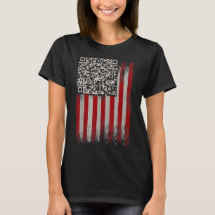 Funny Qr Trump Dancing Dance Code T-Shirt
