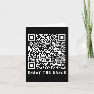 Funny Qr Trump Dancing Interactive Code _1 Card