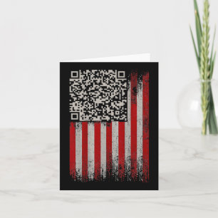 Funny Qr Trumps Dancing Dance Code  Card