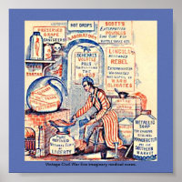 Funny Quack Medicine Imaginary, Vintage Civil War