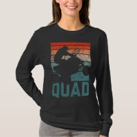 Funny Quad Retro Quad Riding Four Wheeler ATV for