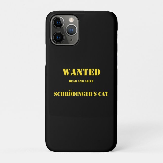 Funny Quantum Joke: Schrödinger’s Cat on the Loose Case-Mate iPhone Case (Back)