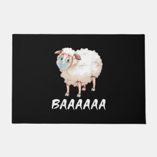Funny Quarantine   Mask Sheep Trendy Gifts Doormat