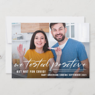 Funny Quarantine Photo Faire-part de grossesse