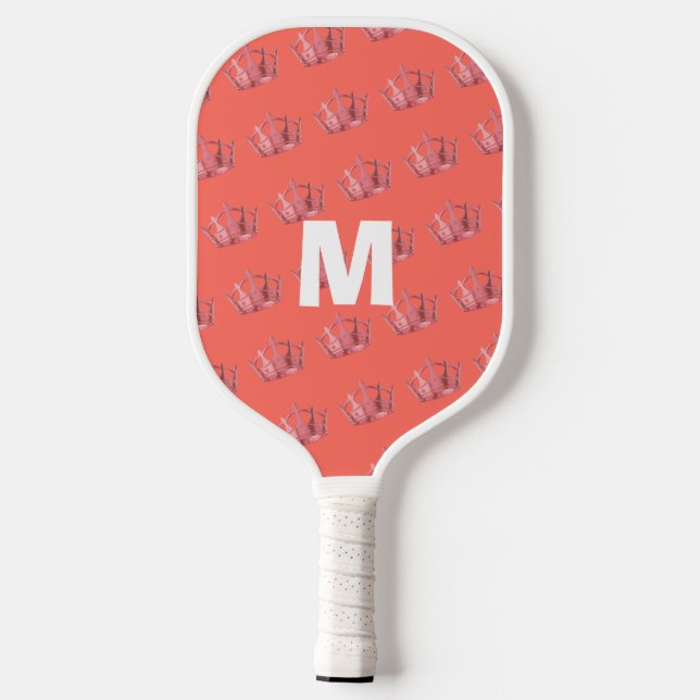 Funny Queen Dinker Custom Quote Initial Pickleball Paddle (Back)