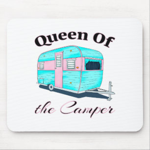 Funny Queen Of The Camper RV Mouse Pad