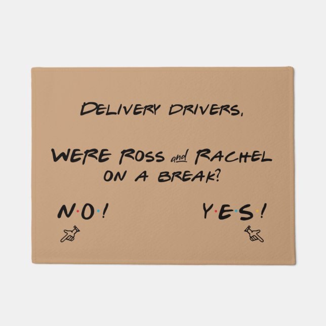 Funny Question Door Mat (Front)