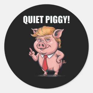 Funny Quiet Ggy Classic Round Sticker