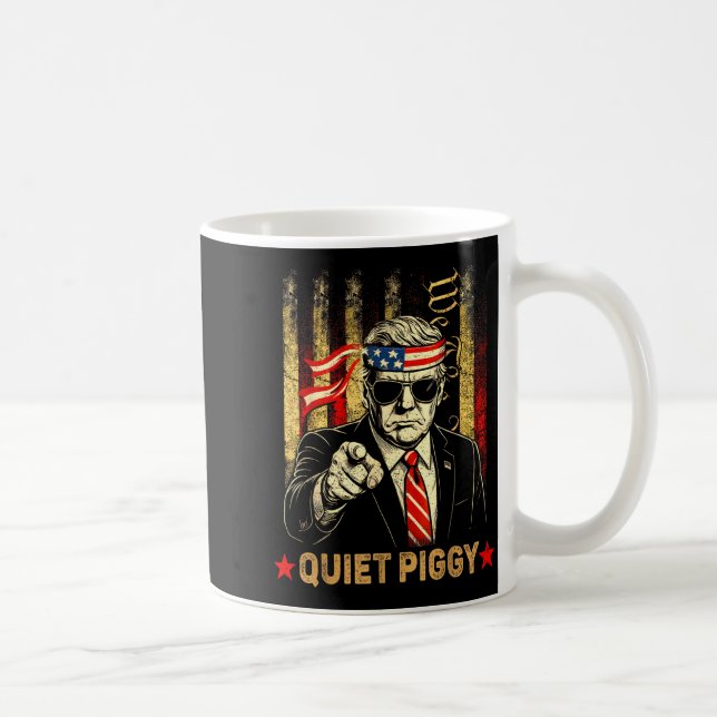 Funny Quiet Ggy  Coffee Mug (Right)