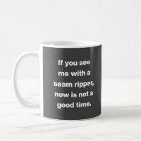 Funny Quilter Problems Quote in Black