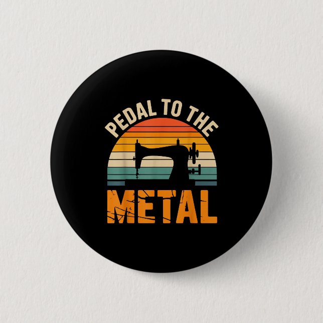 Funny Quilting Art For Men Women Quilt Sewer Quilt 2 Inch Round Button (Front)