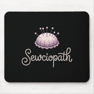 Funny Quilting Design For Men Women Sewing Sew Qui Mouse Pad