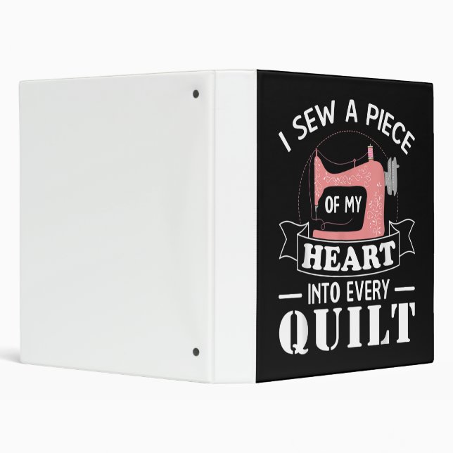 Funny Quilting Quilters Gifts Binder (Background)