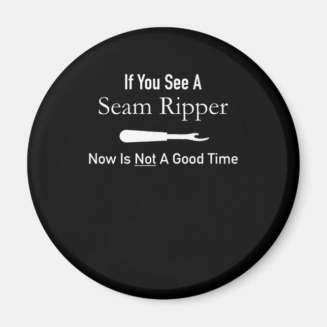 Funny Quilting Seamstress Gift Idea Quilting Magnet (Front)