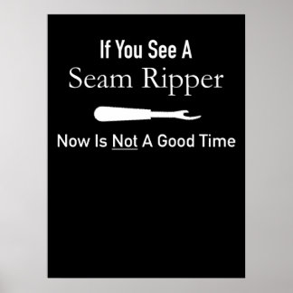 Funny Quilting Seamstress Gift Idea Quilting Poster
