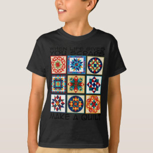 Funny Quilting Sewing Make A Quilt Patterns Quilte T-Shirt