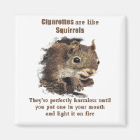 Funny Quit Smoking Motivational Quote Squirrel