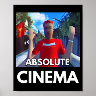 Funny Quote Absolute Cinema Meme Brother Hai's Pho Poster