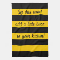 Funny Quote Bees Classic Bumble Bee Stripes