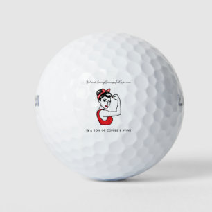 Funny Quote Behind Every Successful Woman Is ... Golf Balls
