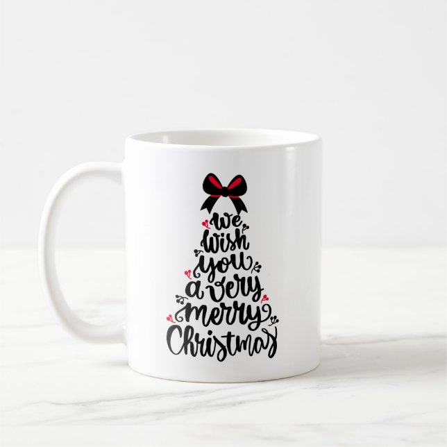 Funny Quote Chritmas - Christmas Tree Lovers Coffee Mug (Left)