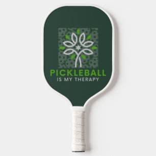 Funny Quote, Club Team Pickleball Is My Therapy Pickleball Paddle