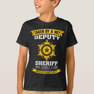 Funny Quote Deputy Sheriff Wife T-Shirt