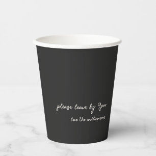 Funny Quote Early Night Introvert Humor Custom Paper Cups