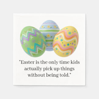 Funny Quote easter  Napkin