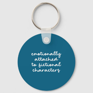 Funny Quote For Book Lovers Modern Script  Keychain