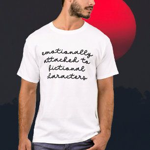 Funny Quote for Book Lovers Modern Script T-Shirt