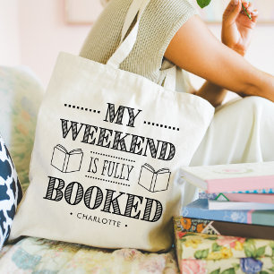 Funny Quote For Book Lovers Personalized Tote Bag