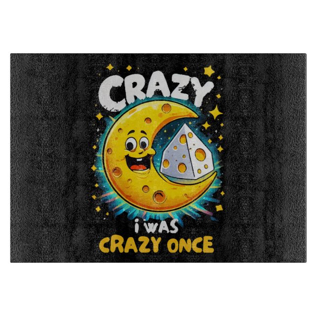 Funny quote for cheese lovers cutting board (Front)