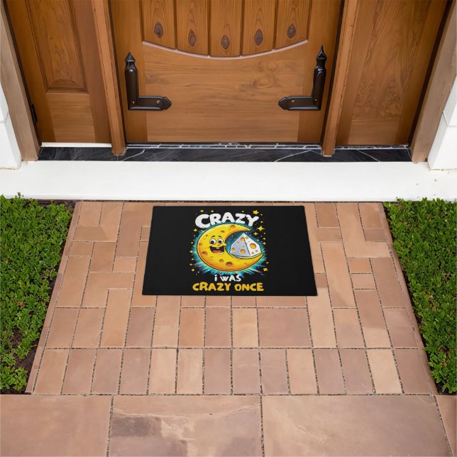 Funny quote for cheese lovers doormat (Outdoor)