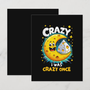 Funny quote for cheese lovers enclosure card