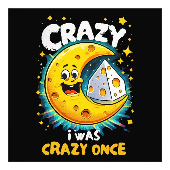 Funny quote for cheese lovers photo print (Front)