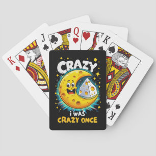 Funny quote for cheese lovers playing cards