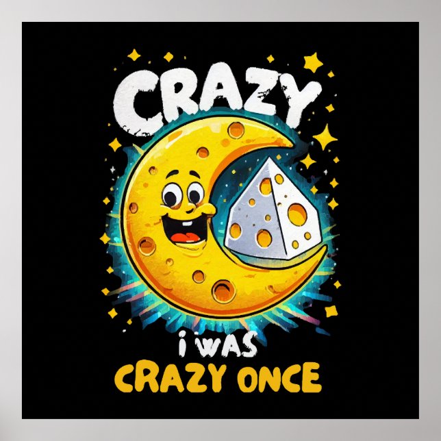 Funny quote for cheese lovers poster (Front)