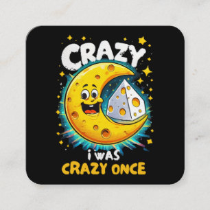 Funny quote for cheese lovers square business card