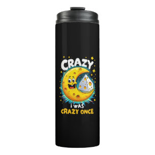 Funny quote for cheese lovers thermal tumbler