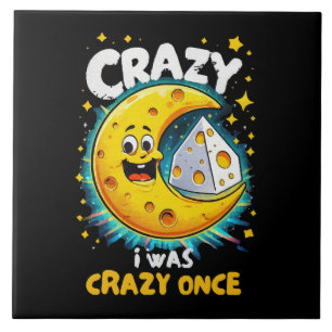 Funny quote for cheese lovers tile