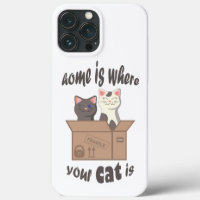 Funny quote Home is where your cat is