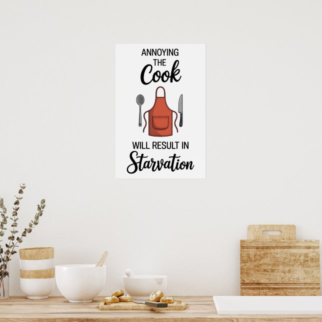 Funny Quote Kitchen Poster (Kitchen)