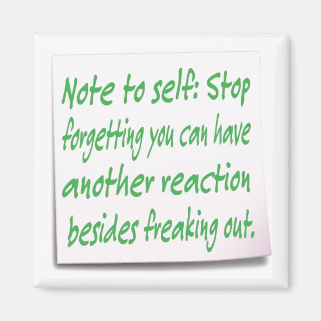 Funny Quote Magnet (Front)