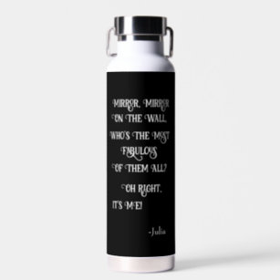Funny Quote MInimalist Self Love Personalized Water Bottle