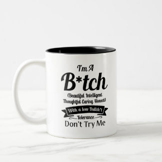 funny quote shirt, sarcastic t-shirt, sarcasm shi Two-Tone coffee mug