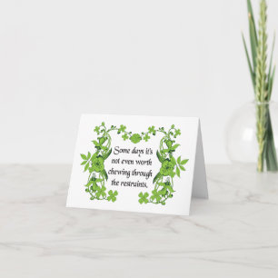 Funny Quote - Some days it's not even worth ... Card